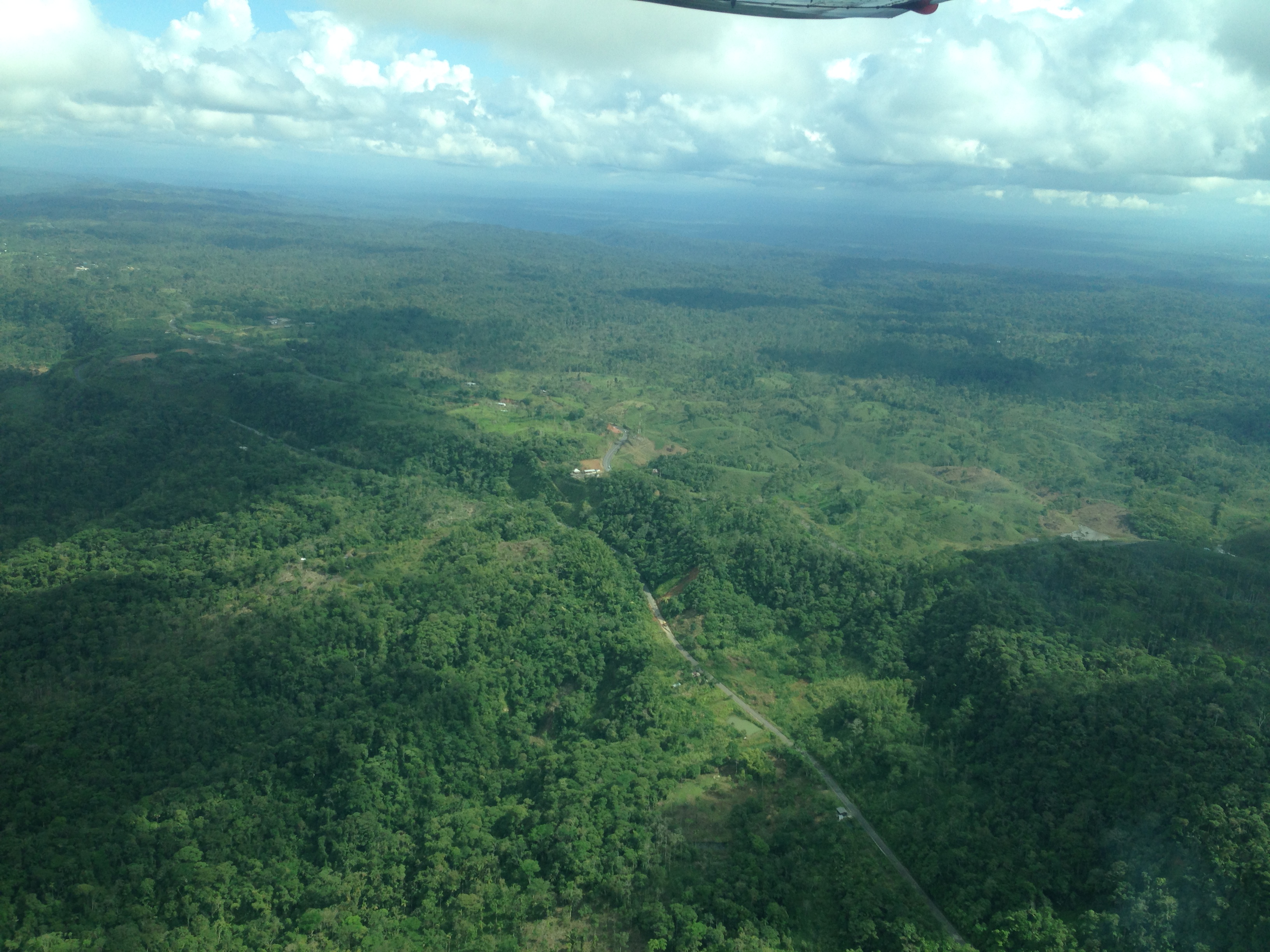 View of deforestation from Alas de Socorro plane 1