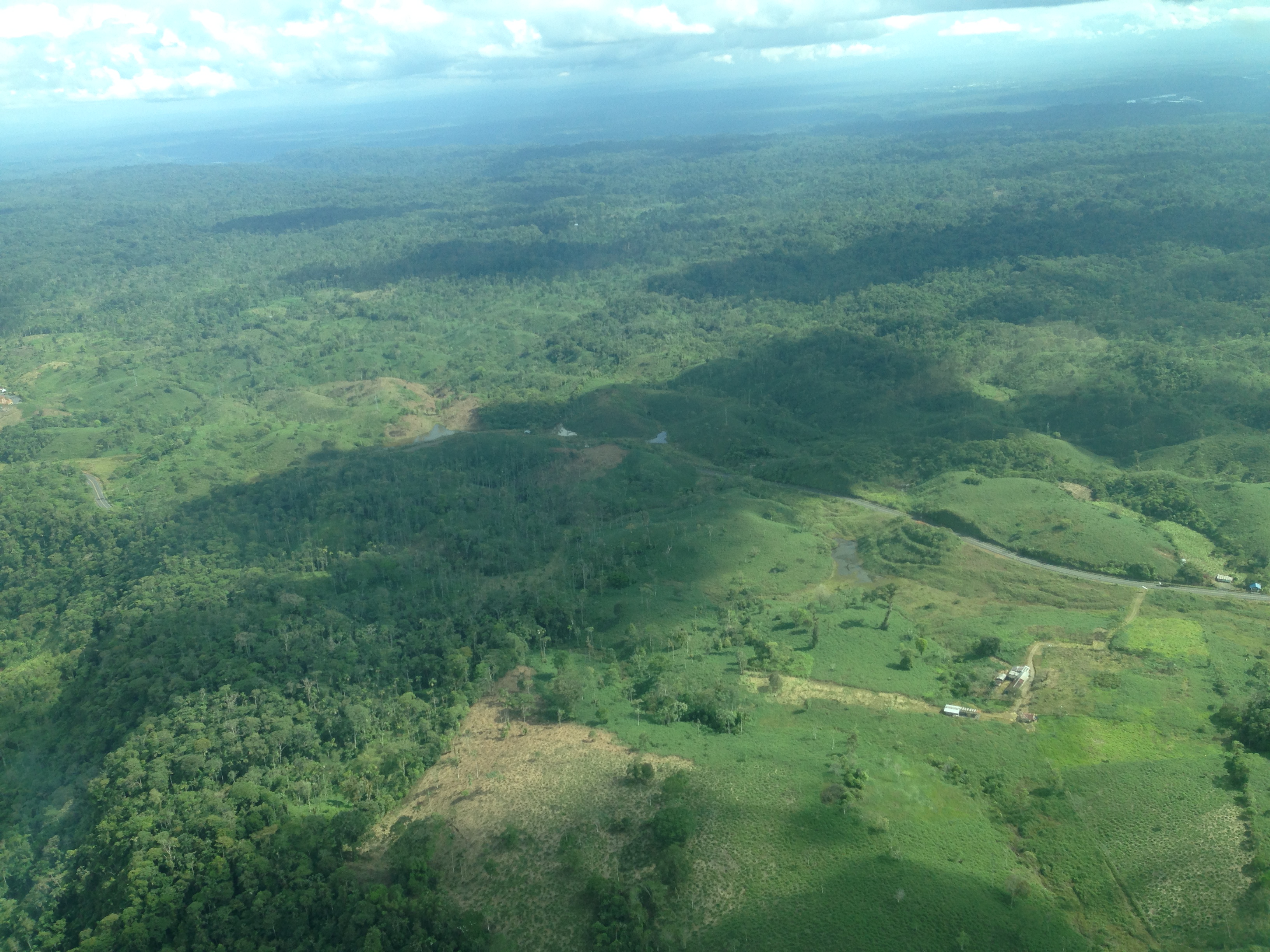 View of deforestation from Alas de Socorro plane 2