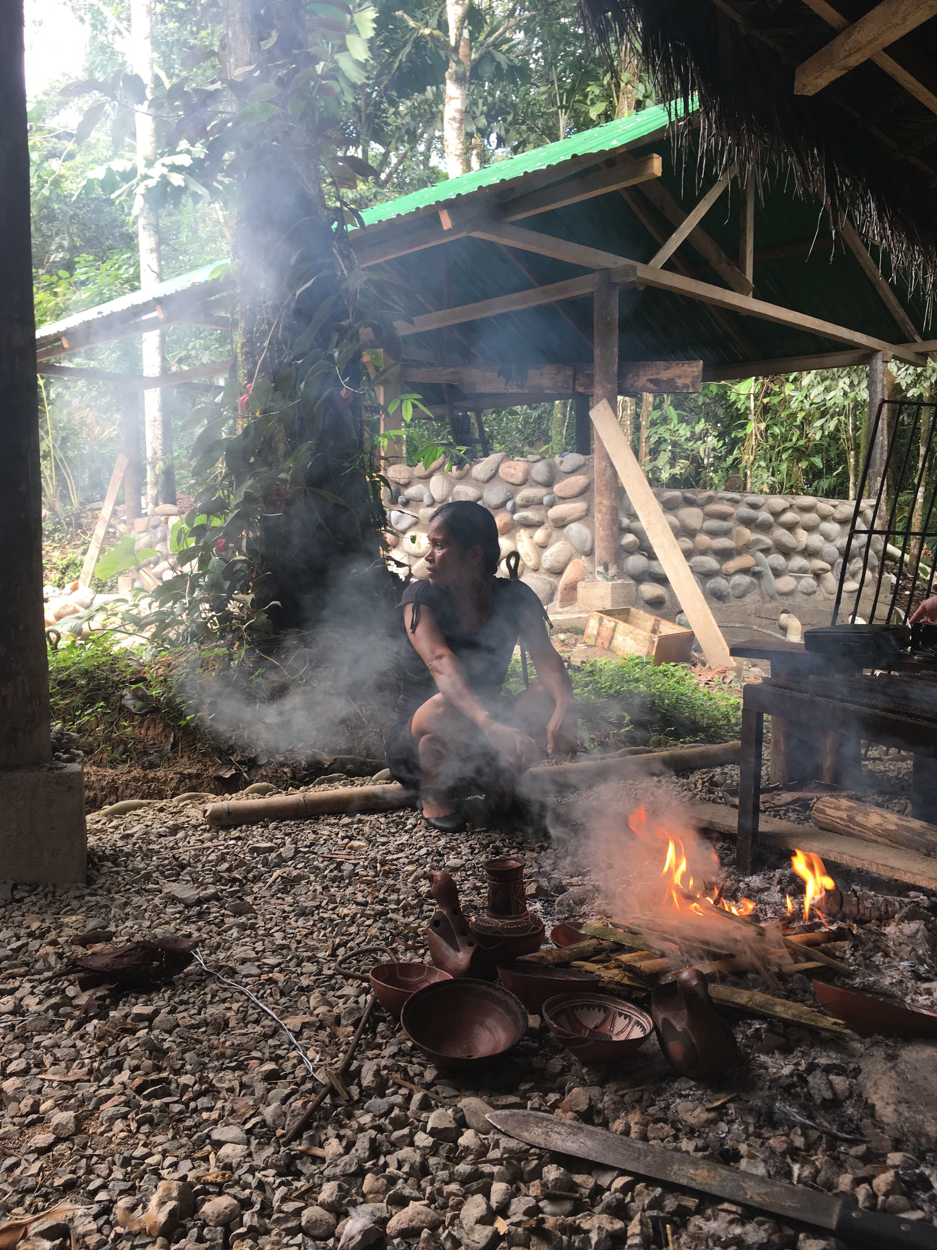 Belgica tends the fire